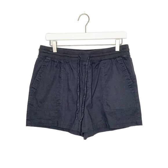 Gap Dark Gray Pull On Shorts Drawstring Waist Pockets Medium - Picture 1 of 6